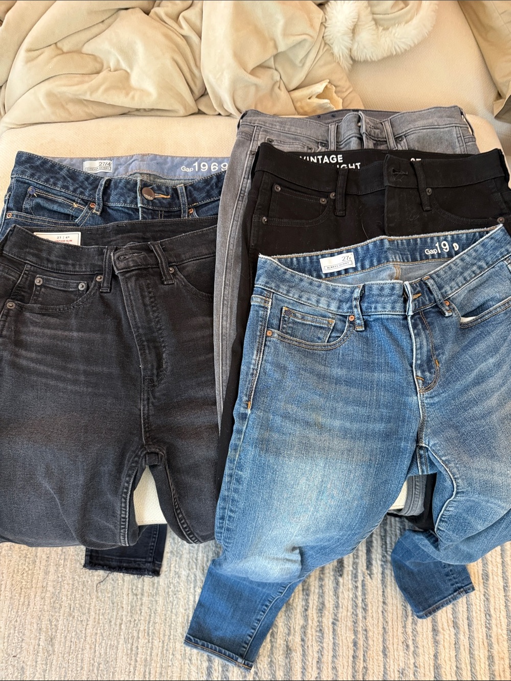 GAP skinny jeans bundle - 3 pairs size 27/4 - Picture 5 of 5